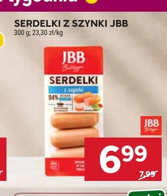 Serdelki z szynki JBB promocja w Stokrotka