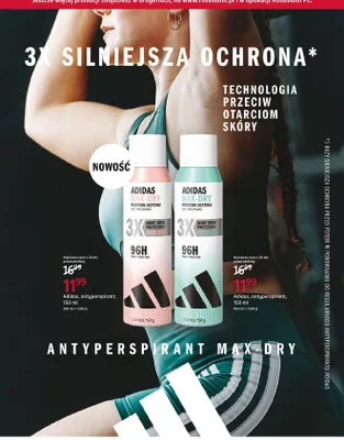 Antyperspirant Adidas Max-Dry Fresh Scent promocja w Rossmann