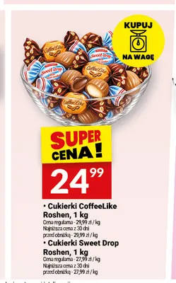 Cukierki CoffeeLike Roshen promocja w Twój Market