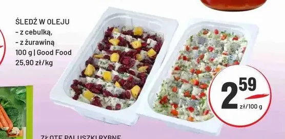 Śledź w oleju z żurawiną Good Food promocja w Sedal