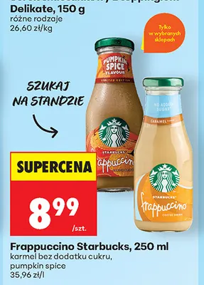 Frappuccino Starbucks pumpkin spice promocja w Biedronka