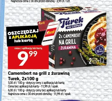Camembert na grill z żurawiną Turek promocja w Twój Market