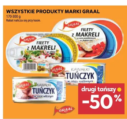Filety z makreli w sosie pomidorowym Graal promocja w Stokrotka