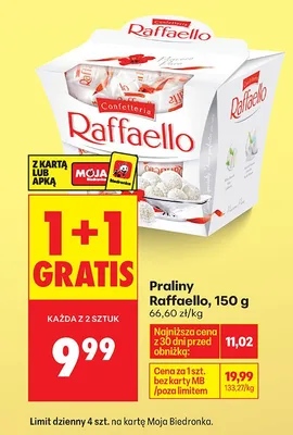 Praliny promocja w Biedronka