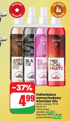 Odświeżacz samochodowy Atomizer Elix promocja w Dino