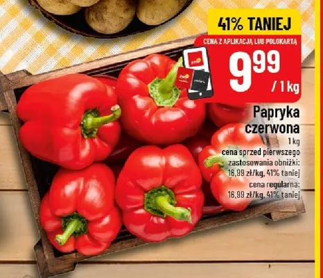 Papryka czerwona promocja w POLOmarket