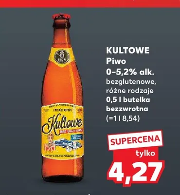 Piwo bezglutenowe Kultowe promocja w Kaufland