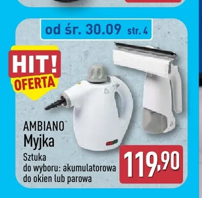 Myjka parowa Ambiano promocja w Aldi
