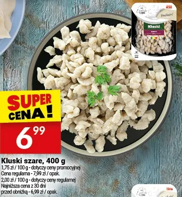 Kluski szare, 400 g promocja w Twój Market
