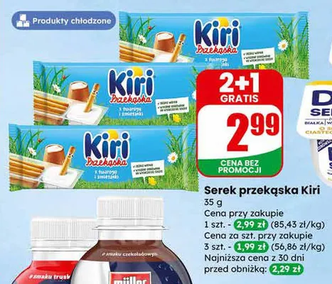 Serek przekąska promocja w Dino