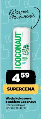 Woda kokosowa z sokiem Coconaut promocja w Netto