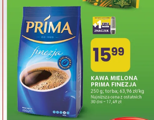Kawa mielona Prima Finezja promocja w Stokrotka