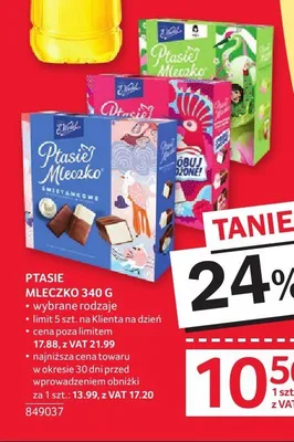 Ptasie Mleczko E.Wedel promocja w Selgros