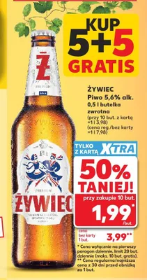 Piwo Żywiec promocja w Kaufland