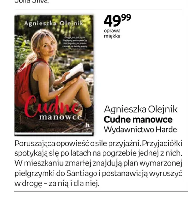 Książka Cudne manowce Agnieszka Olejnik promocja w Empik