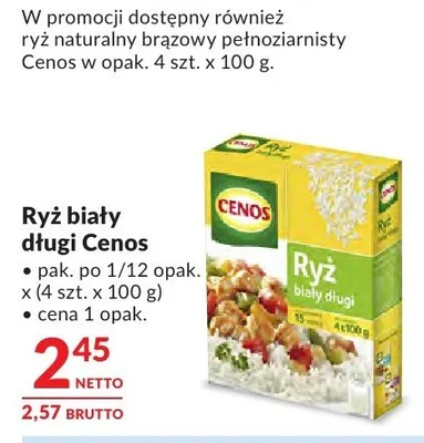 Ryż biały długi Cenos promocja w Makro