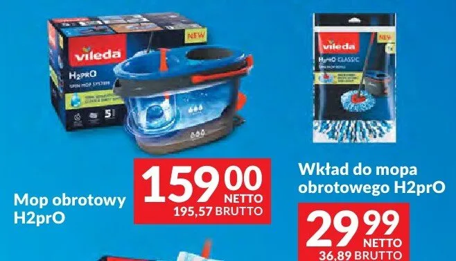 Mop obrotowy Vileda H2prO promocja w Makro