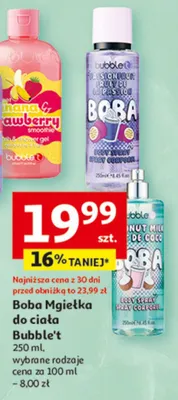 Boba Mgiełka do ciała Bubble't promocja w Auchan