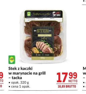 Stek z kaczki w marynacie na grill AMI - tacka promocja w Makro