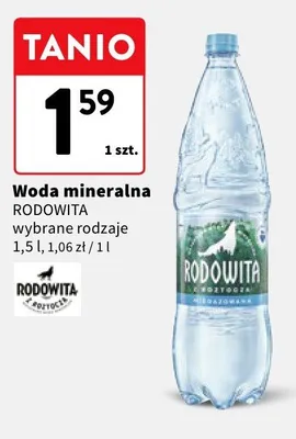 Woda mineralna promocja w Intermarche