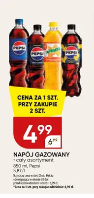 Napój gazowany Pepsi promocja w Chata Polska