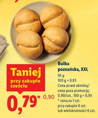 Bułka poznańska, XXL promocja w Lidl