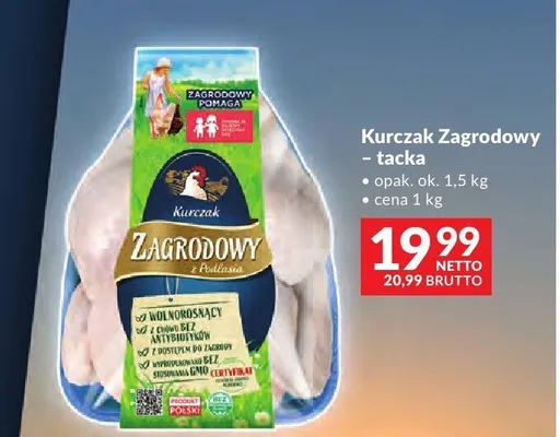 Kurczak Zagrodowy tacka promocja w Makro