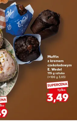 Muffin z kremem czekoladowym E. Wedel promocja w Kaufland
