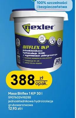 Masa Bitflex 1 Kp Nexler promocja w Castorama