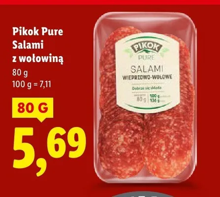 Salami z wołowiną promocja w Lidl