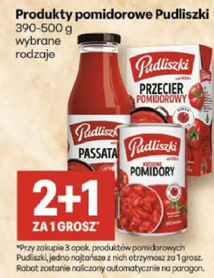 Produkty pomidorowe Passata, Przecier, Pomidory promocja w Delikatesy Centrum