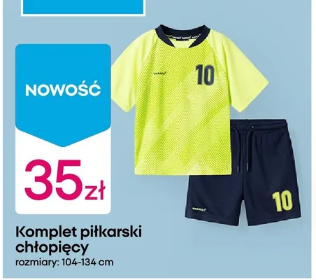 Komplet piłkarski chłopięcy promocja w Pepco