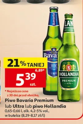 Piwo Bavaria Premium promocja w Auchan