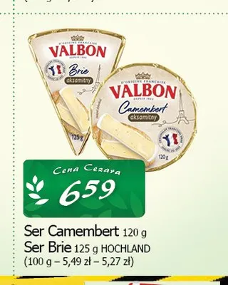 Ser Camembert Valbon Hochland promocja w CEZAR Delikatesy
