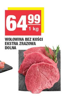 Wołowina bez kości ekstra zrazowa dolna promocja w SPAR