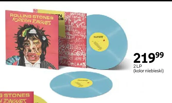 Płyta winylowa 2 LP The Rolling Stones Foreign Tongues kolor niebieski promocja w Empik