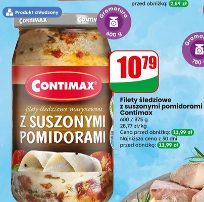 Filety śledziowe z suszonymi pomidorami Golden seafood promocja w Dino