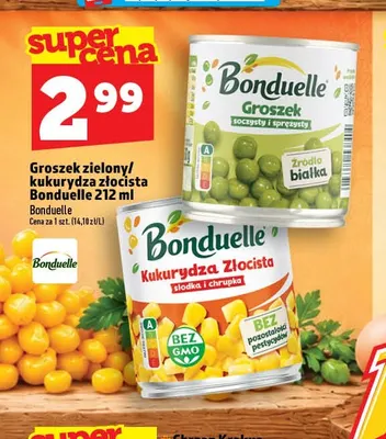 Groszek zielony Bonduelle promocja w TOPAZ