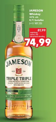 Whiskey Jameson Triple Triple promocja