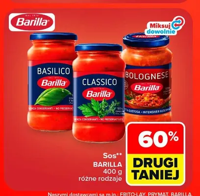 Sos Basilico Barilla promocja w Carrefour