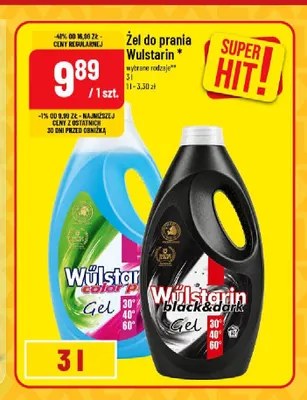 Żel do prania Wulstarin Black & Dark promocja w POLOmarket