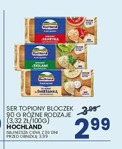 Ser topiony bloczek Hochland promocja w Wafelek