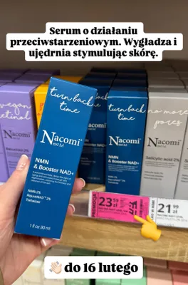 Serum przeciwstarzeniowe NMN & Booster NAD+  promocja w Hebe