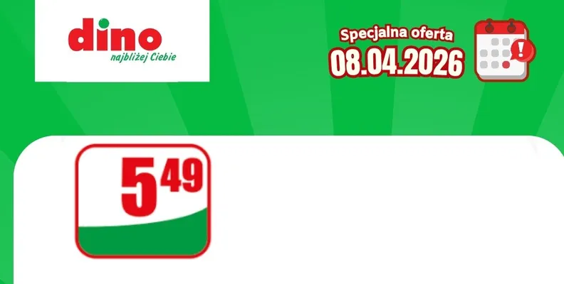 Specjalna oferta na 08.04.2026 - promocje spoza gazetki, strona 5 promocja w Dino