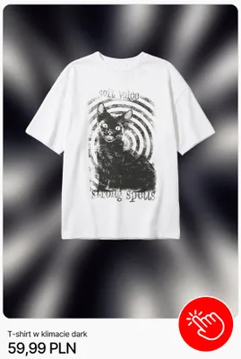 T-shirt Cropp w klimacie dark promocja w Cropp