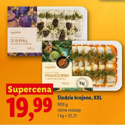 Śledzie krajowe, XXL, różne rodzaje promocja w Lidl