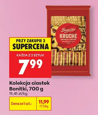 Ciastka kruche kolekcja promocja w Biedronka
