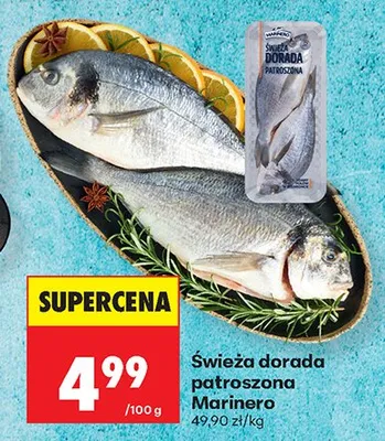 Dorada świeża patrószona promocja w Biedronka