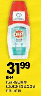 Płyn przeciwko komarom i kleszczom Kids Off! 100ml promocja w Drogerie Natura