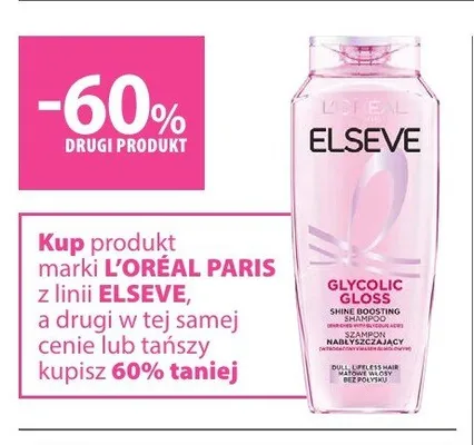 Szampon do włosów L'Oréal Paris Elseve Glycolic Gloss promocja w Hebe